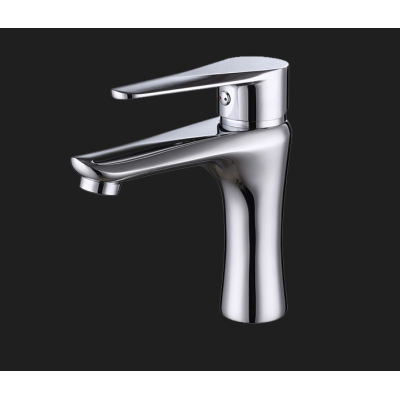 Silver Faucet Copper Chrome plating hot and cold faucet